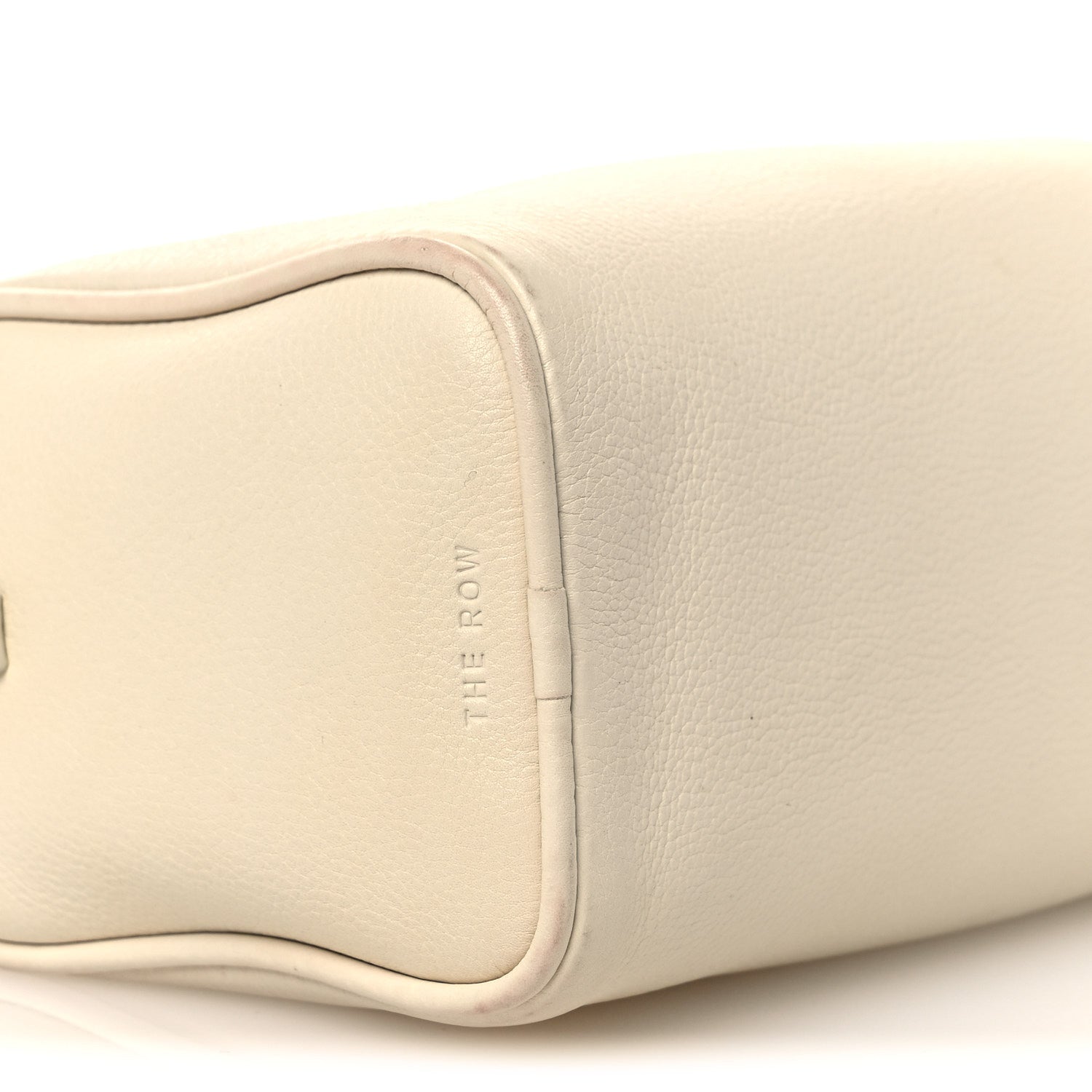 The Row Grained Calfskin 90's Bag Ivory 8 of 13