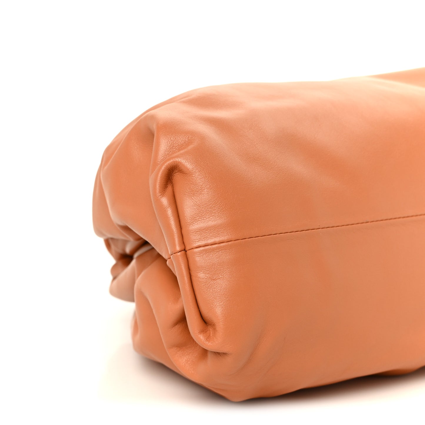 Smooth Butter Calf The Pouch Oversized Clutch Clay