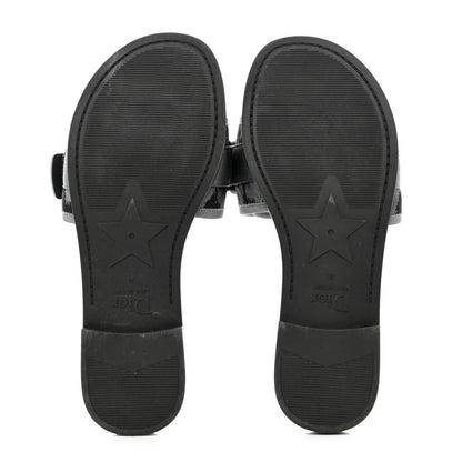 Christian Dior Technical Stretch Fabric Leopard Dio(r)evolution Slide Sandals 38 Grey 5 of 9