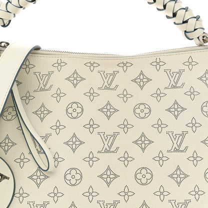 Louis Vuitton Mahina Beaubourg Hobo MM Snow Orage Blue 7 of 11