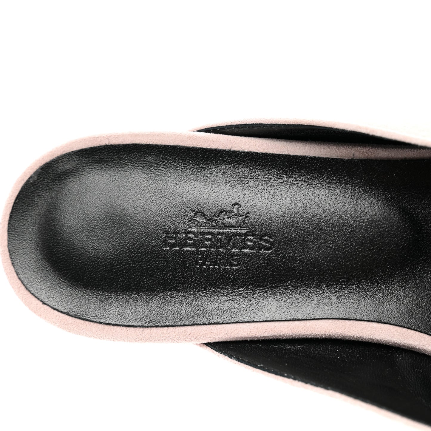 Suede Goatskin Oz Mules 39.5 Rose Porcelaine