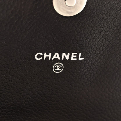 Chanel Caviar Half Moon Wallet On Chain WOC Brown 6 of 10