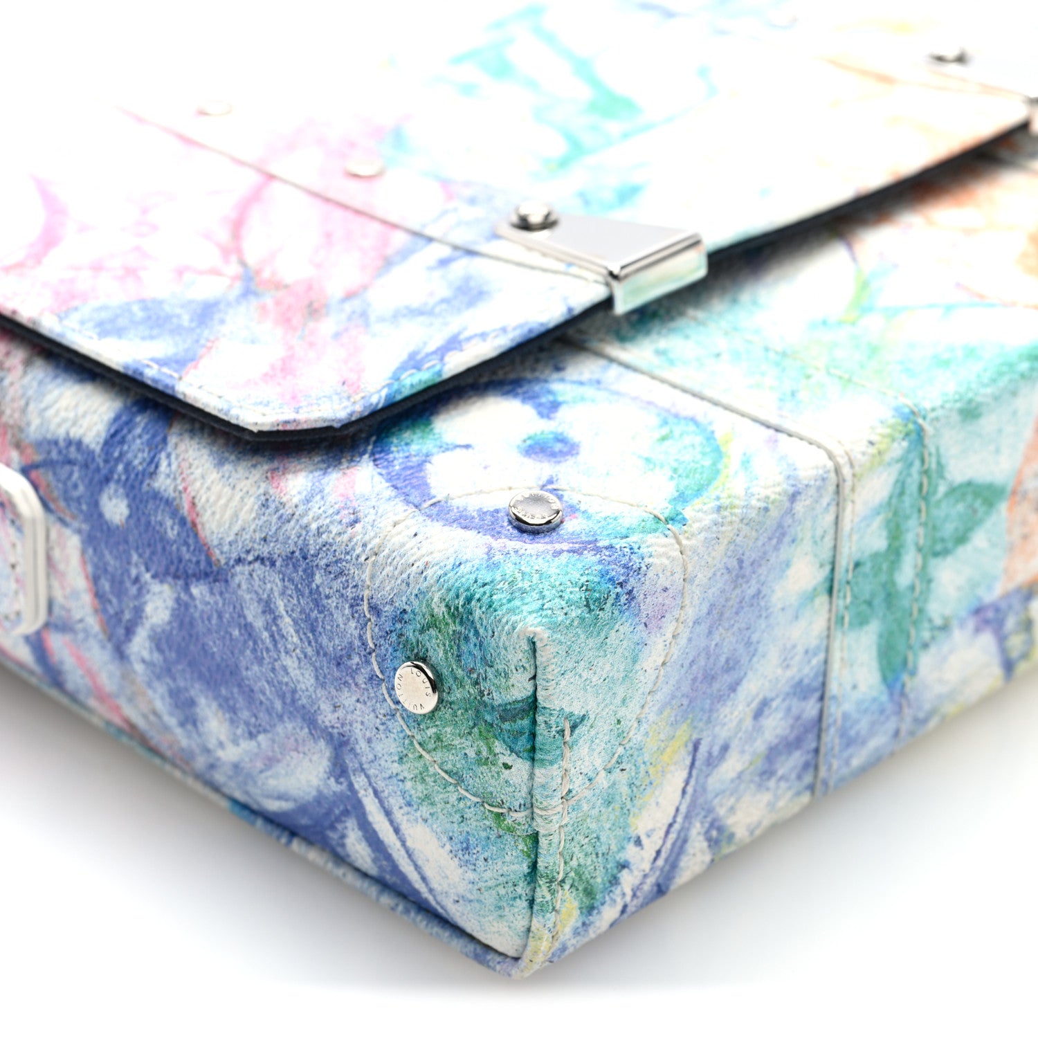 Louis Vuitton Monogram Pastel Colors Trunk Messenger Multicolor 8 of 9