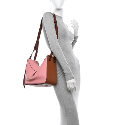 Loewe Calfskin Small Hammock Shoulder Bag Pastel Pink Tan 2 of 11