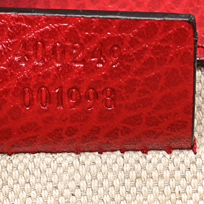 Gucci Dollar Calfskin Swarovski Crystal Small Dionysus Shoulder Bag Hibiscus Red 7 of 10
