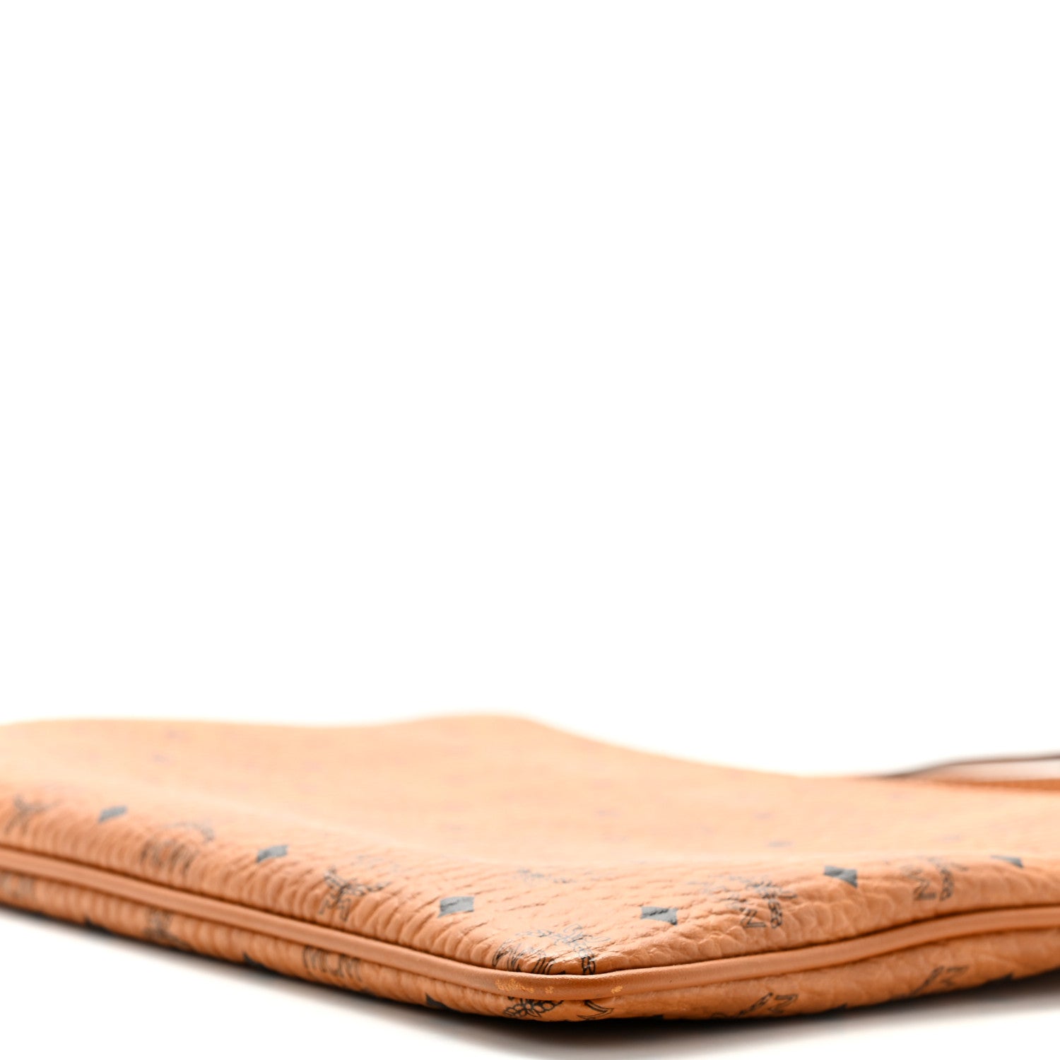 MCM Visetos Medium Crossbody Pouch Cognac 10 of 12