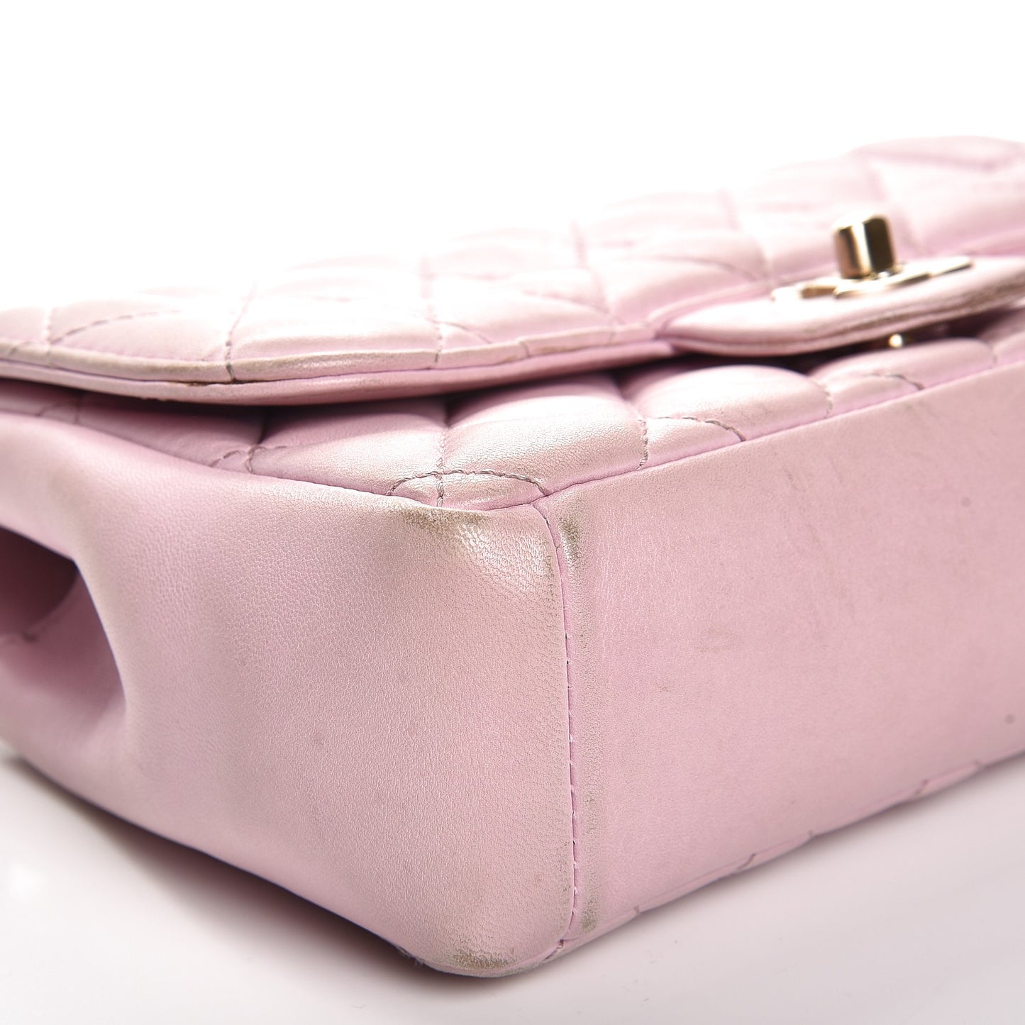 Lambskin Quilted Mini Mademoiselle Chic Flap Pink