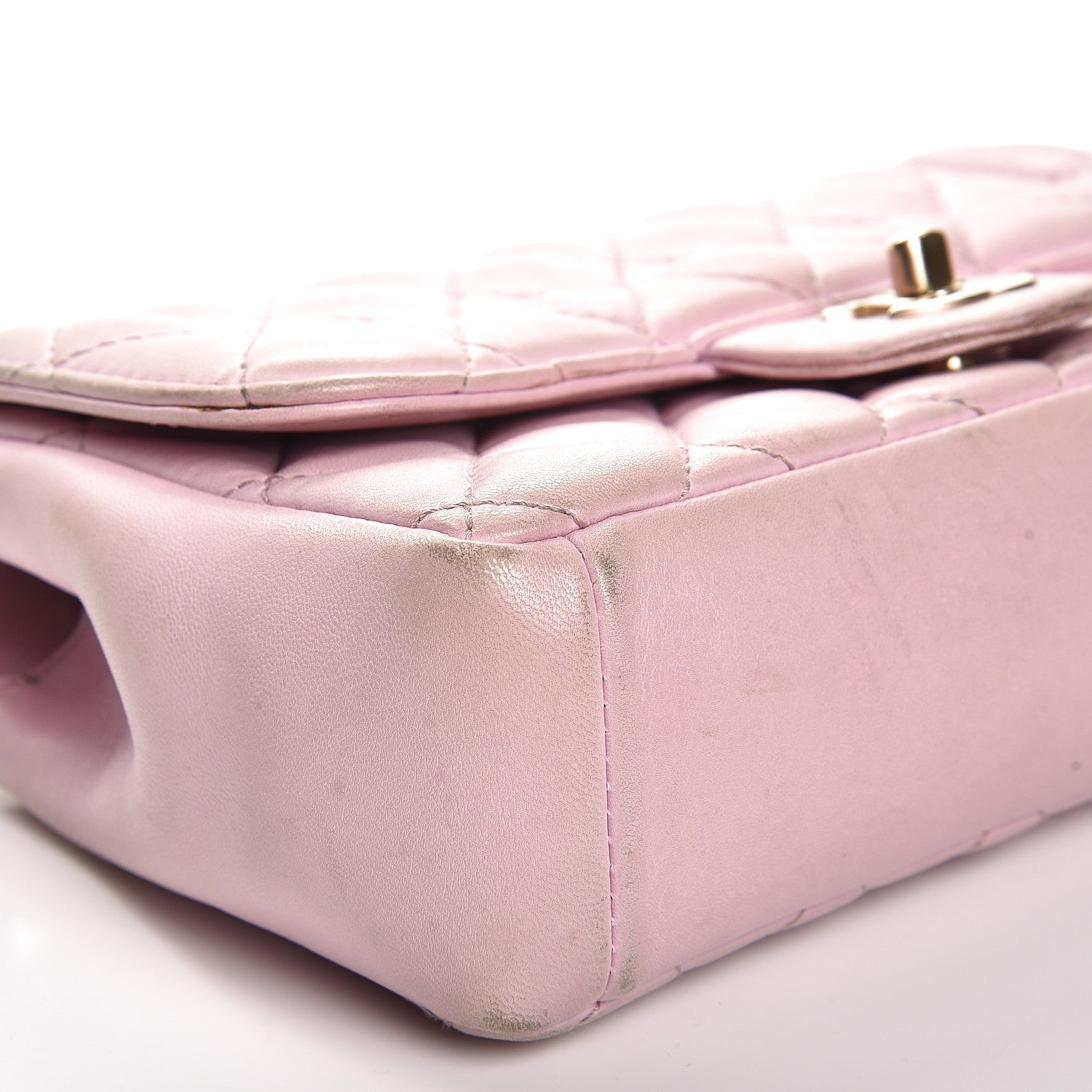 Chanel Lambskin Quilted Mini Mademoiselle Chic Flap Pink 12 of 17
