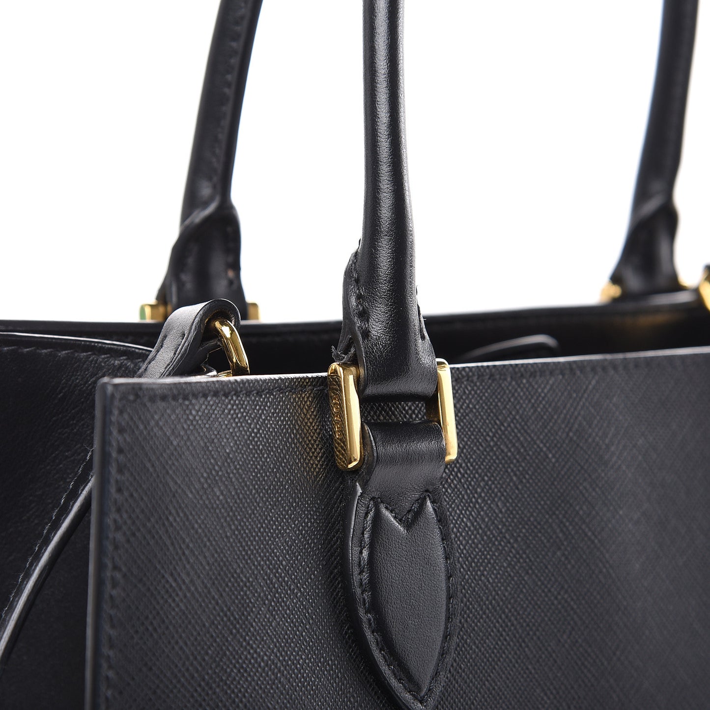 Saffiano Soft Calfskin Tote Black