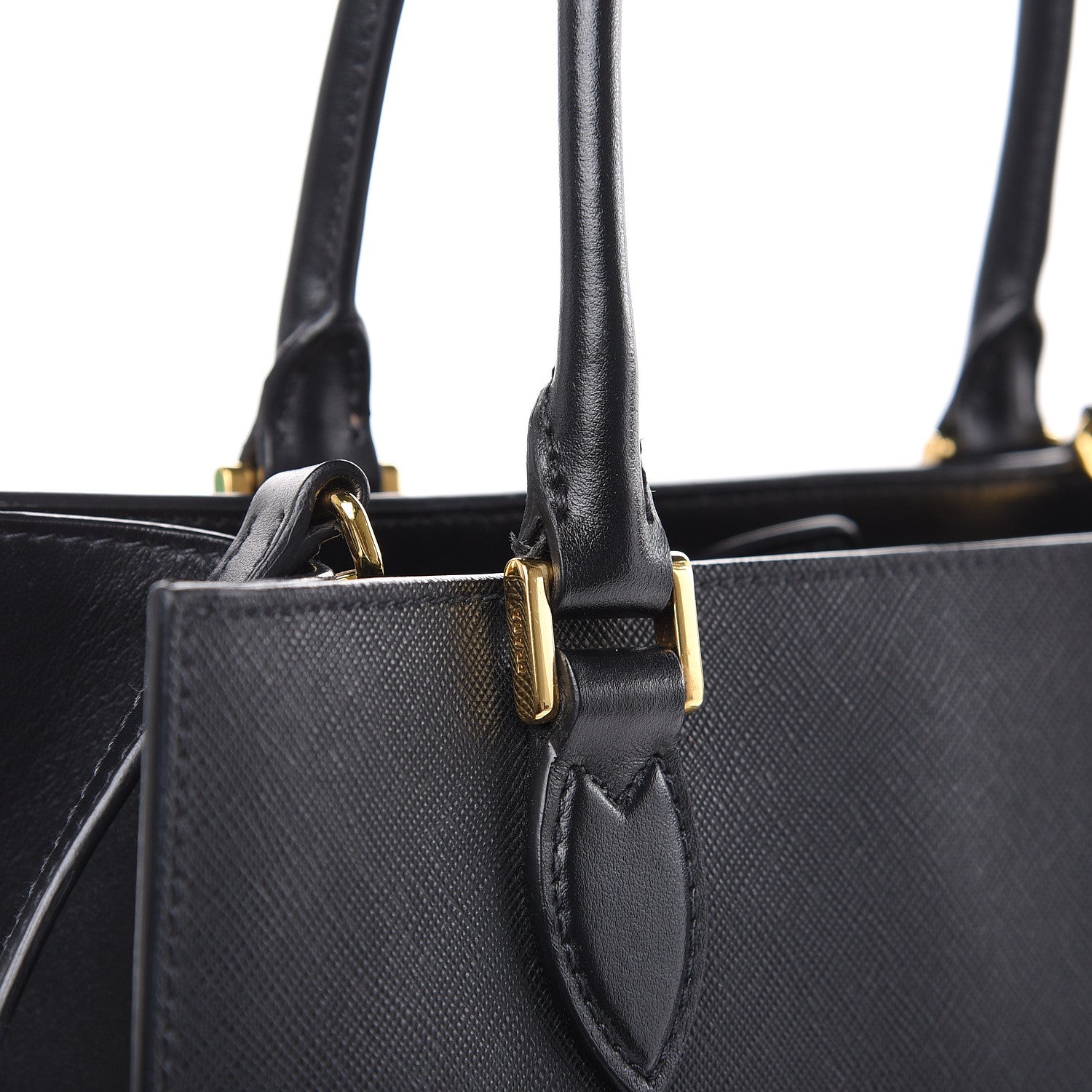 Prada Saffiano Soft Calfskin Tote Black 11 of 12