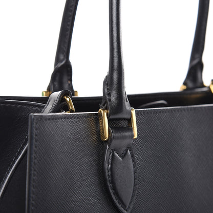 Prada Saffiano Soft Calfskin Tote Black 11 of 12