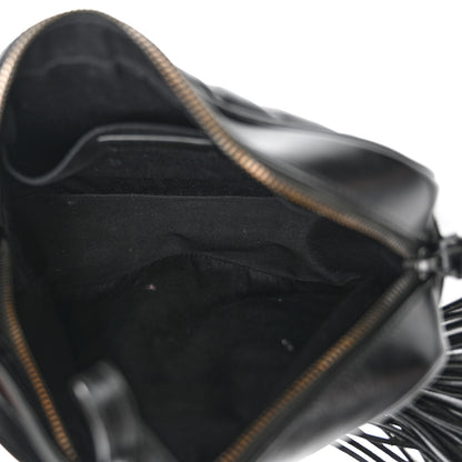 Saint Laurent Calfskin Matelasse Monogram Monochrome Lou Camera Bag Black 5 of 14