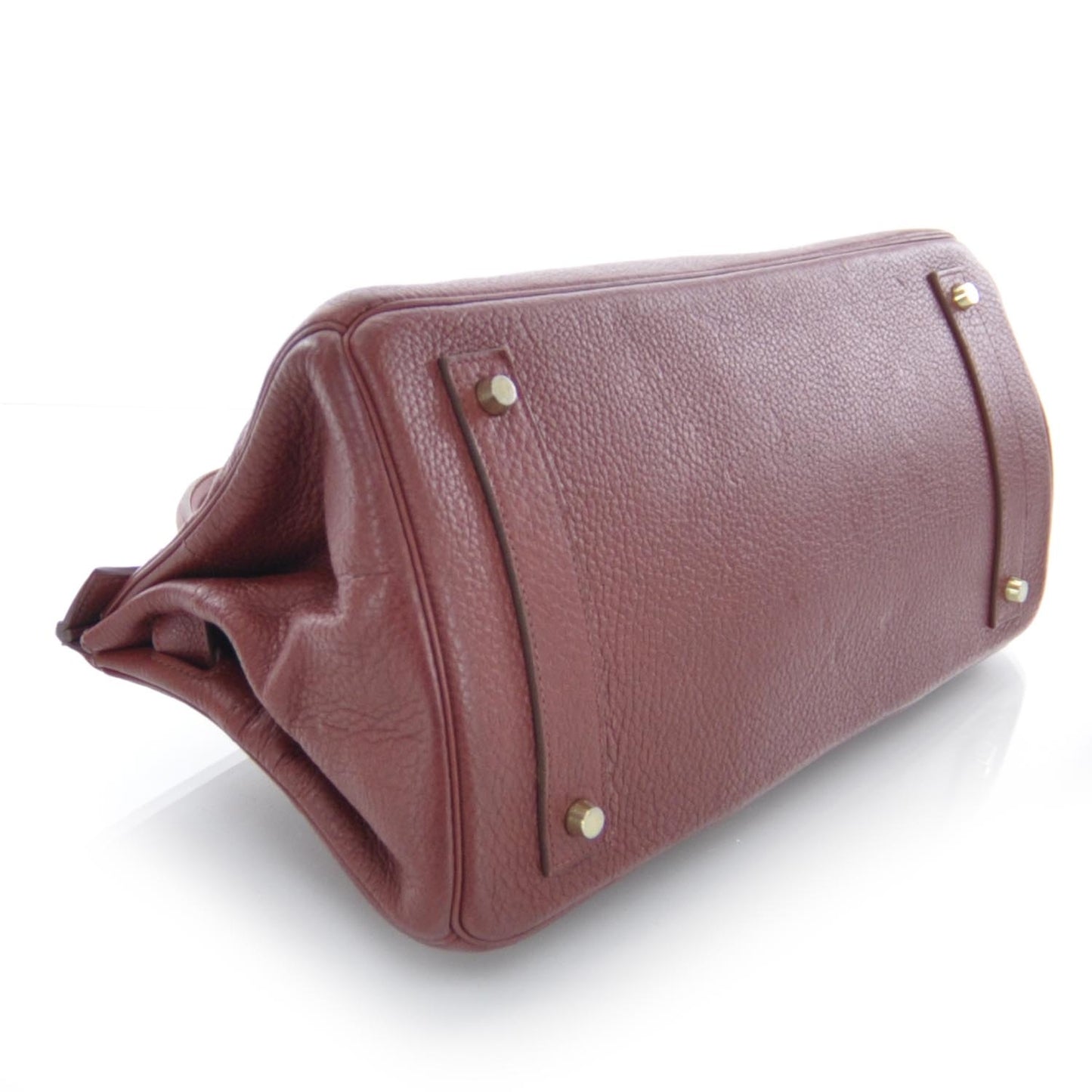 Taurillon Clemence JPG Birkin 42 Rouge H