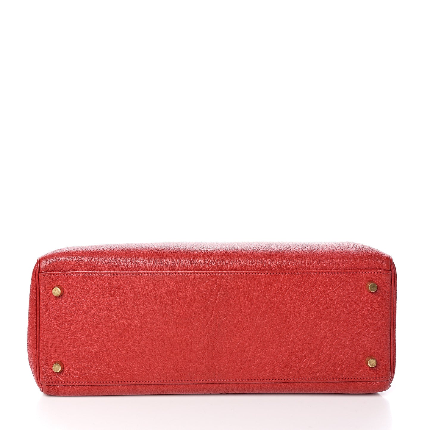 Chevre De Coromandel Kelly Retourne 35 Rouge Vif