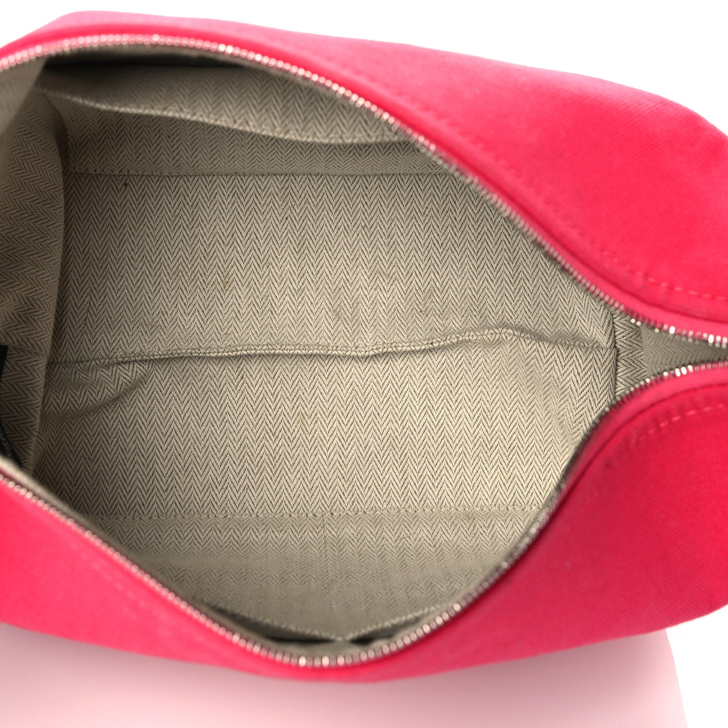 Hermes Canvas Small Bride-A-Brac Pouch Hibiscus 5 of 12