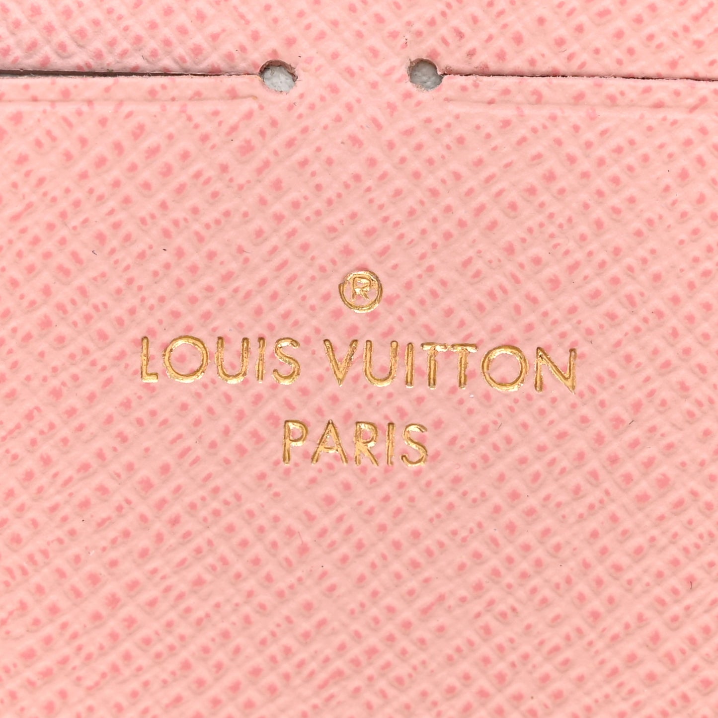 Damier Azur Clemence Wallet Rose Ballerine