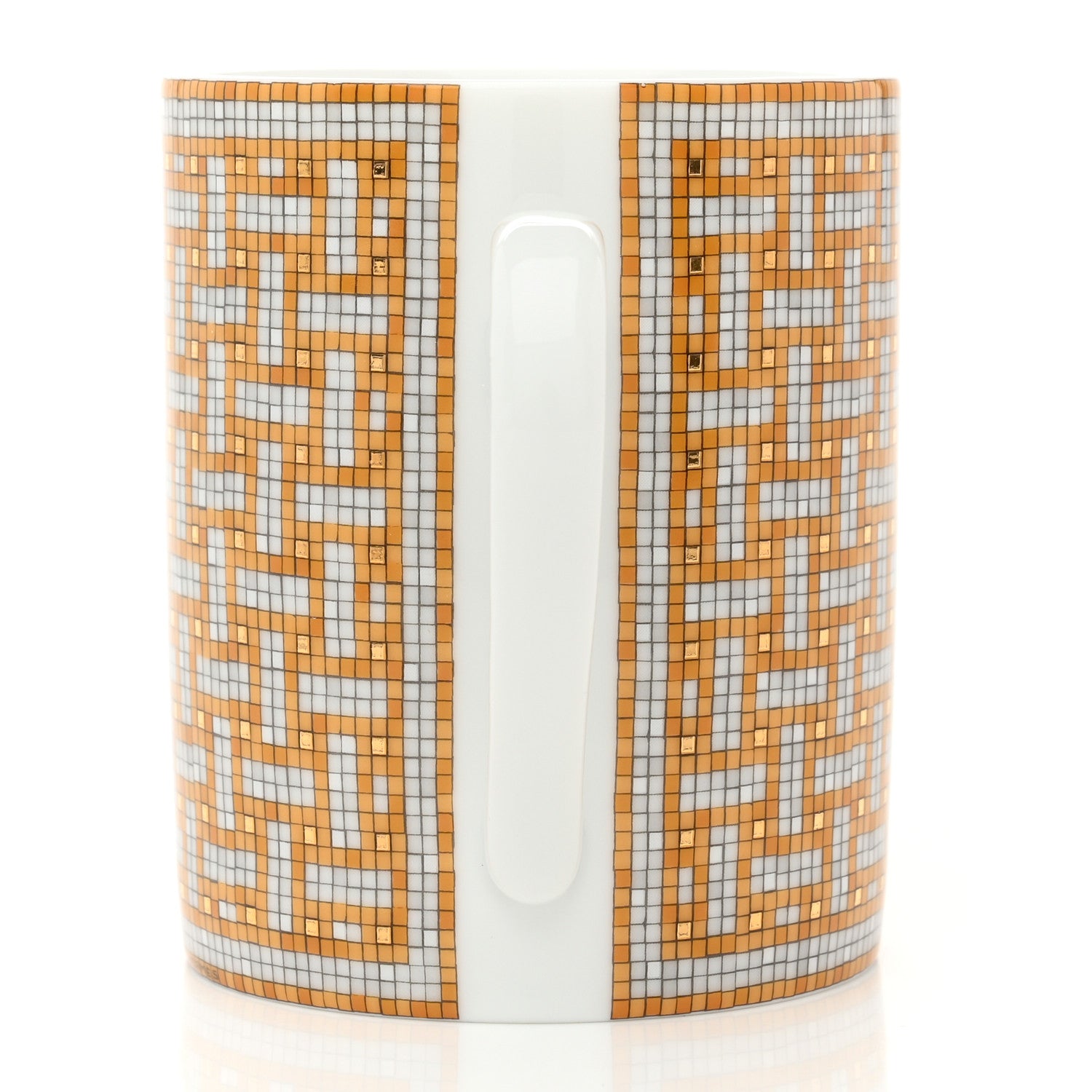 Hermes Porcelain Mosaique au 24 Mug Gold 4 of 8