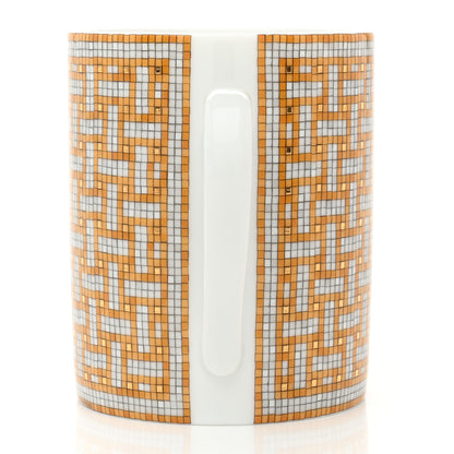 Hermes Porcelain Mosaique au 24 Mug Gold 4 of 8