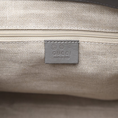 Gucci Soft Microguccissima Small Zippered Satchel Loess 6 of 12