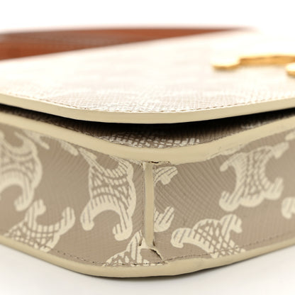 Celine Canvas Calfskin Triomphe Multipochette Grege 9 of 11