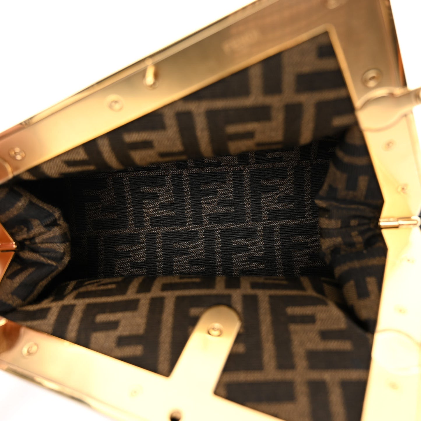 Shiny Nappa Small Fendi First Green