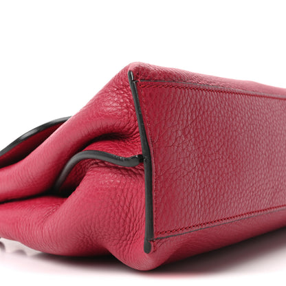 Gucci Cellarius Calfskin Small Bamboo Daily Top Handle Bag  Dark Pink 8 of 9