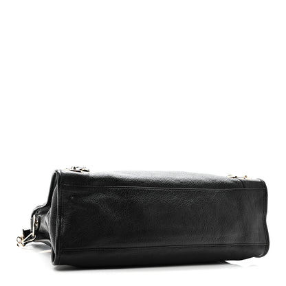 Balenciaga Chevre Gold Metallic Edge Hardware City Black 5 of 11