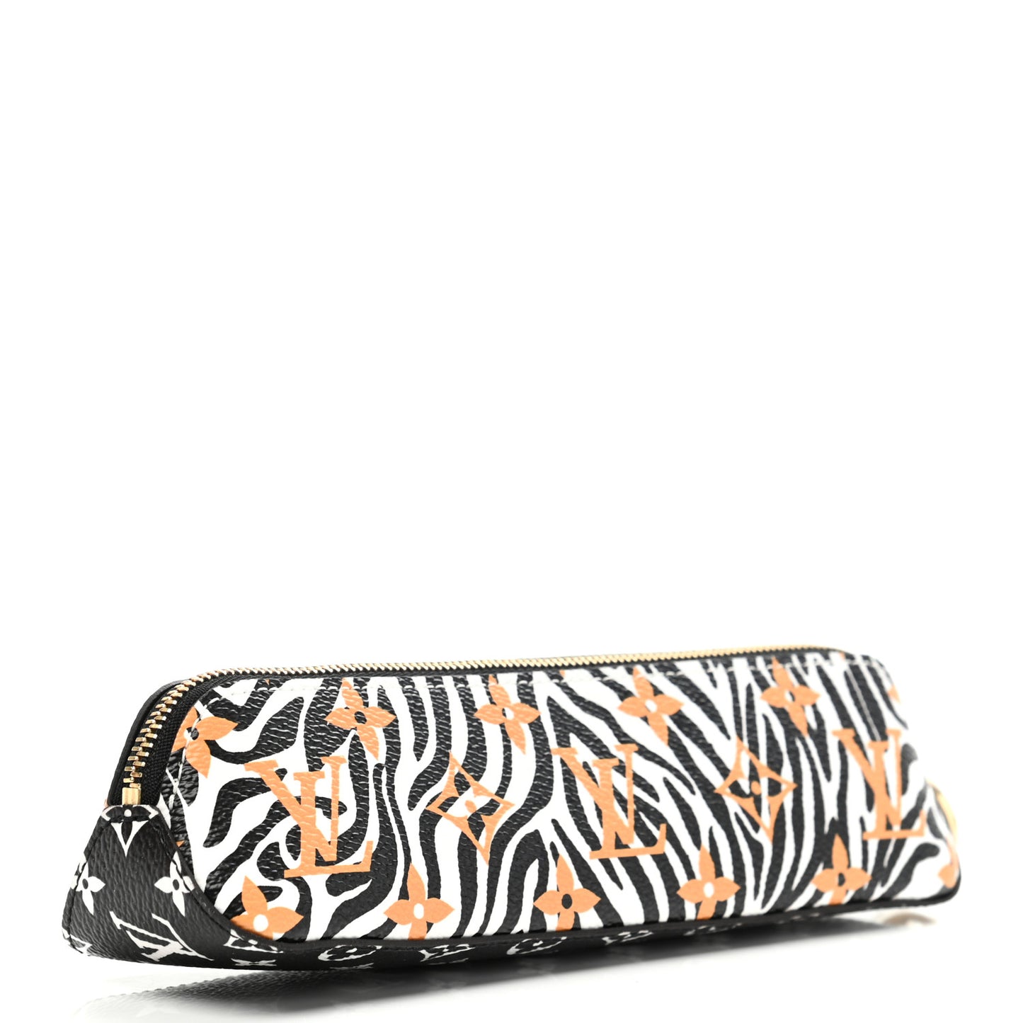 Monogram Giant Jungle Elizabeth Pencil Pouch Caramel
