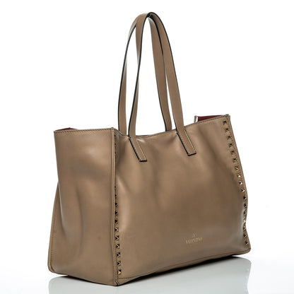 Valentino Garavani Nappa Medium Rockstud Soft Tote Nude 3 of 12