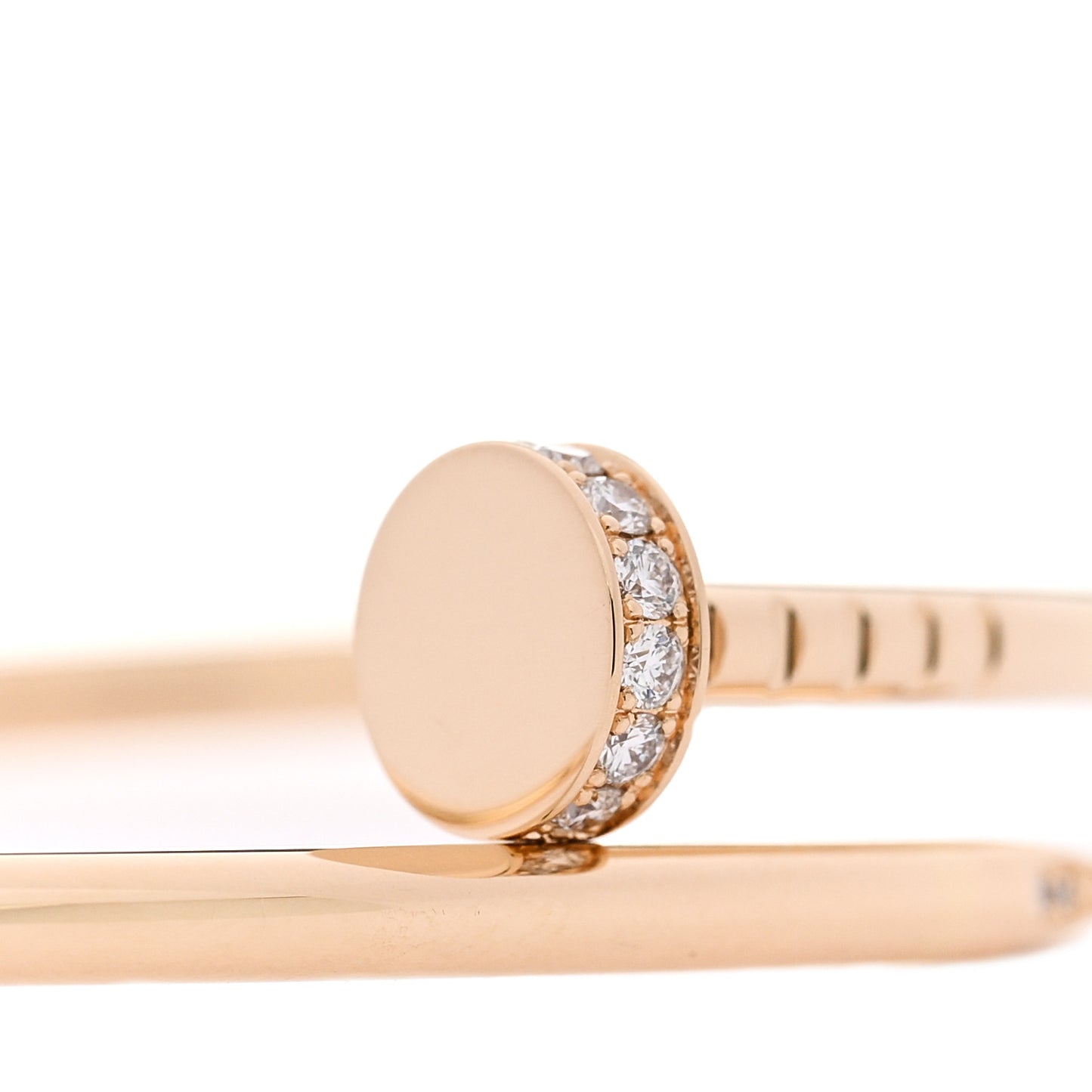 18K Yellow Gold Diamond Small Juste Un Clou Bracelet 15