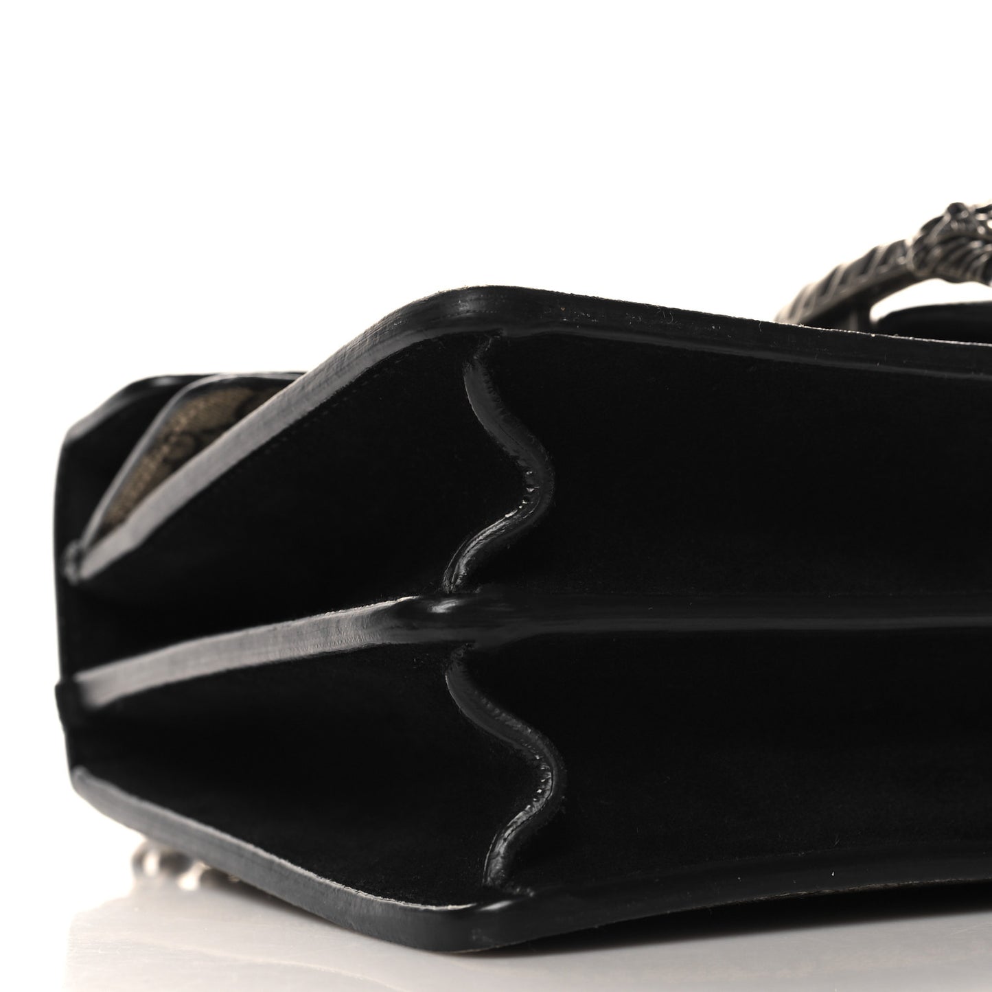 GG Supreme Monogram Small Dionysus Shoulder Bag Black