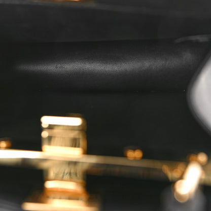 Fendi Shiny Nappa Petite Peekaboo I SEE U Satchel Black 6 of 11