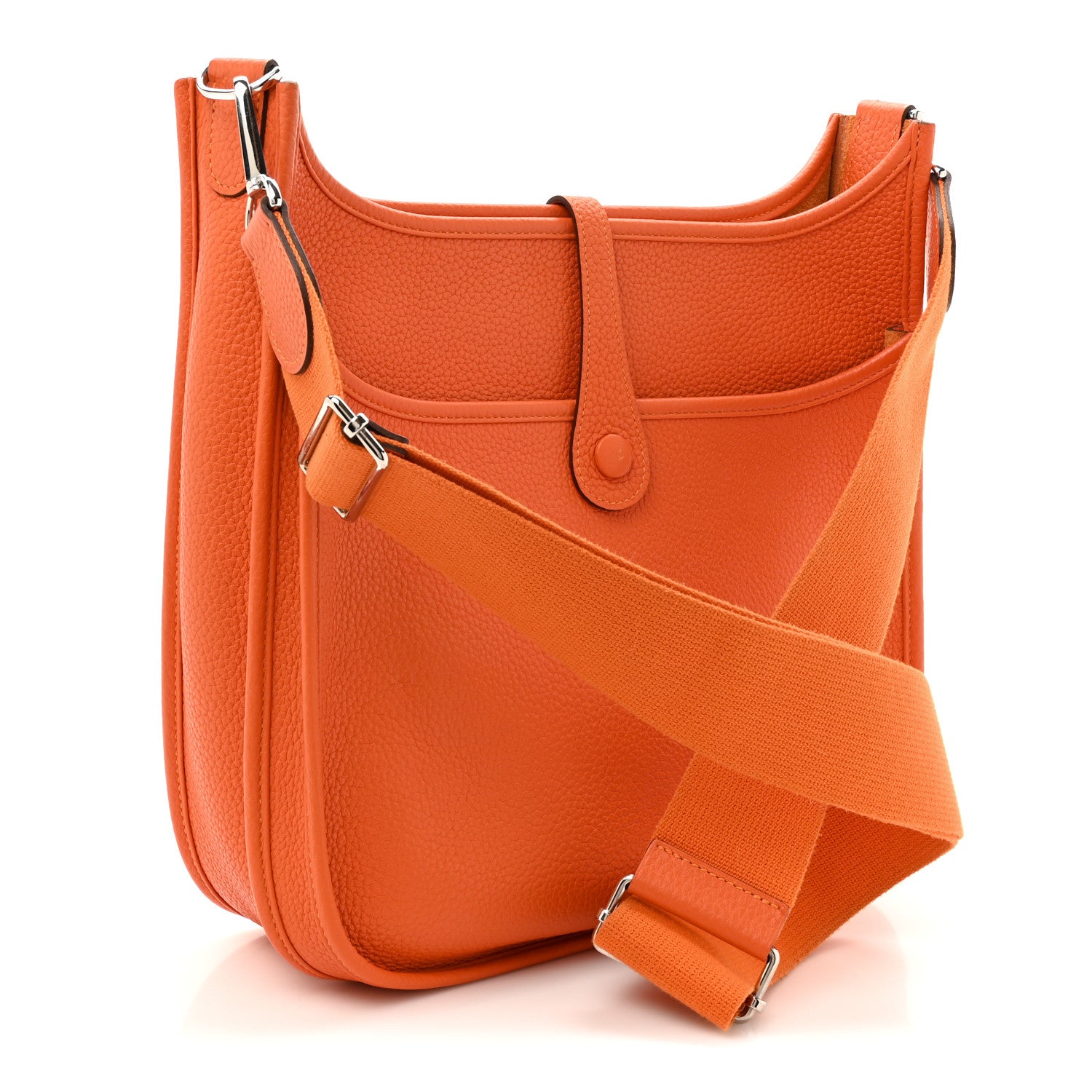 Hermes Taurillon Clemence Evelyne III PM Orange 3 of 12