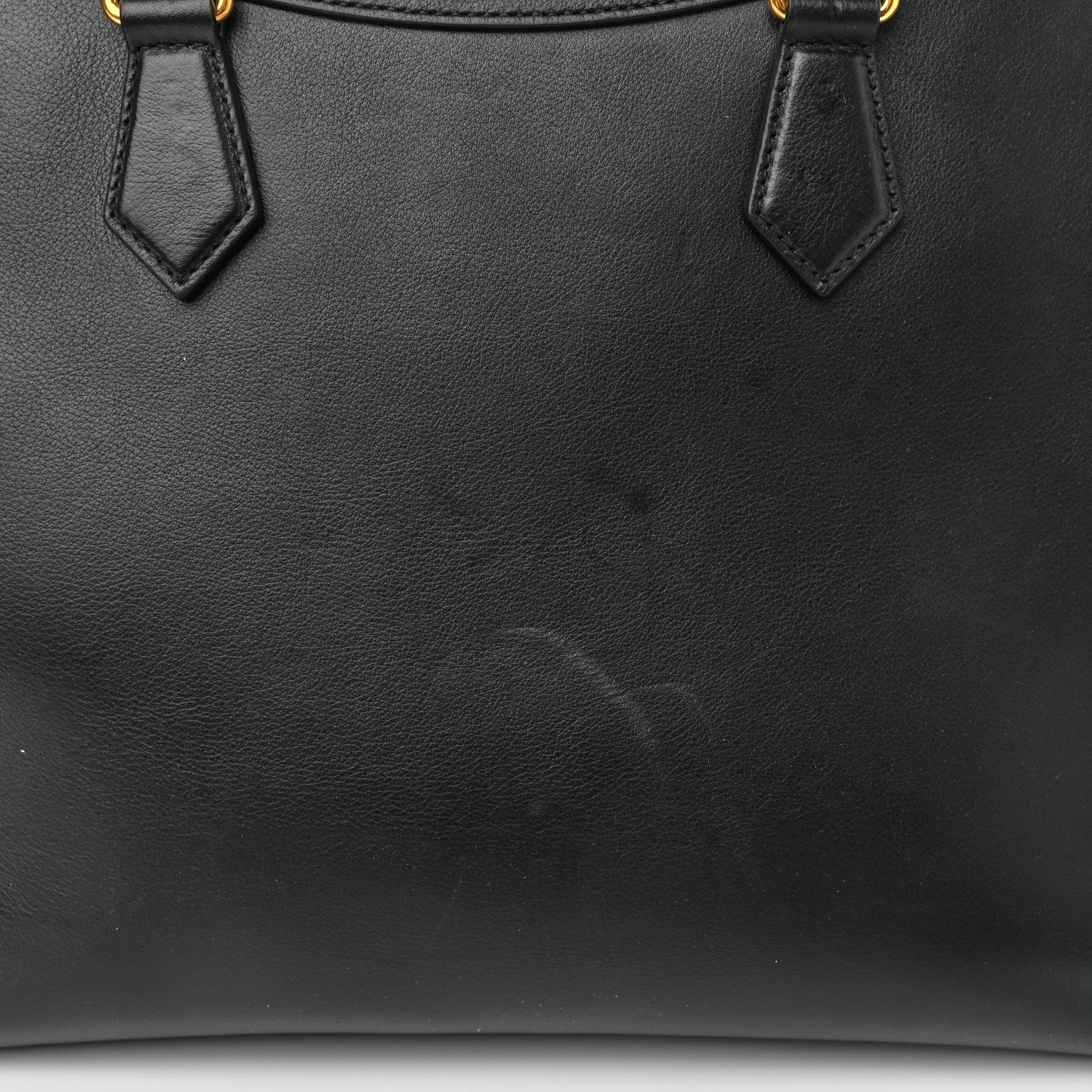 Gucci Calfskin Medium Diana Tote Bag Black Yellow Fluo 14 of 14