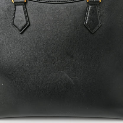 Gucci Calfskin Medium Diana Tote Bag Black Yellow Fluo 14 of 14