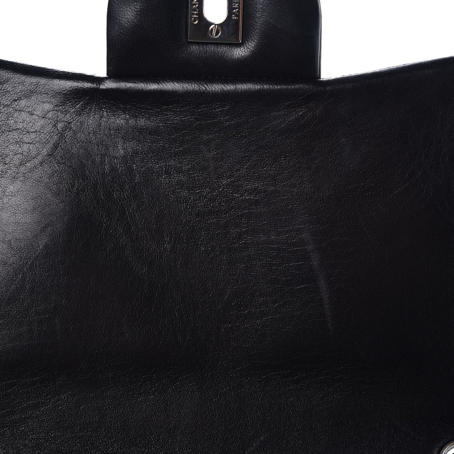 Chanel Lambskin Quilted Jumbo Single Flap Black 8 of 9