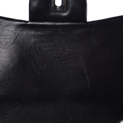 Chanel Lambskin Quilted Jumbo Single Flap Black 8 of 9