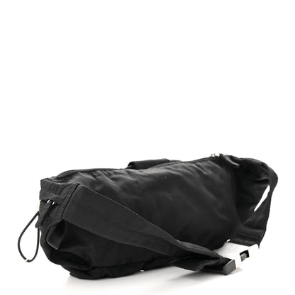 Prada Nylon Metal Triple Pocket Belt Bag Black 3 of 11