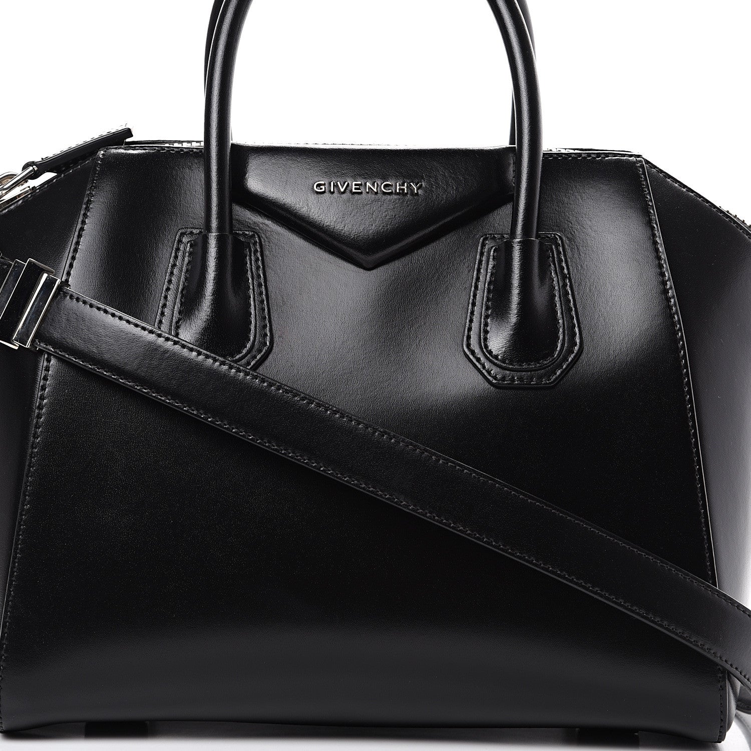 Givenchy Shiny Lord Calfskin Small Antigona Black 7 of 11