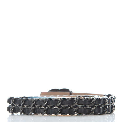 Chanel Lambskin Quilted CC Chain Belt 90 36 Black 3 of 7