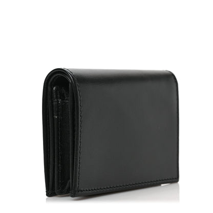 Gucci Boarded Plutone Calfskin Horsebit 1955 Card Case Wallet Black 3 of 6