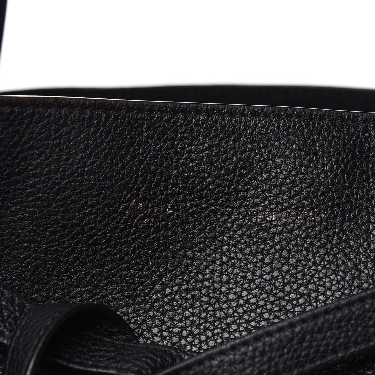 Soft Grained Calfskin Medium Belt Cabas Phantom Black