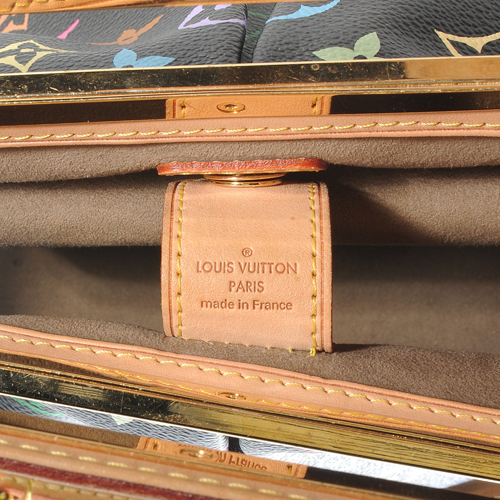 Louis Vuitton Monogram Multicolor Judy MM Black 6 of 7