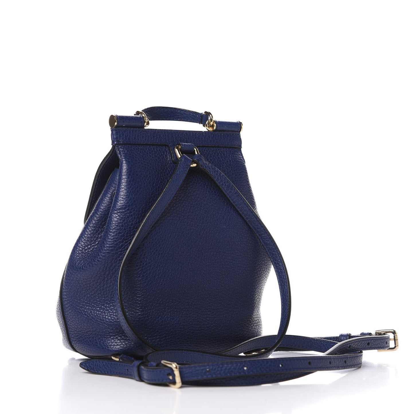 Calfskin Mini Miss Sicily Backpack Blue
