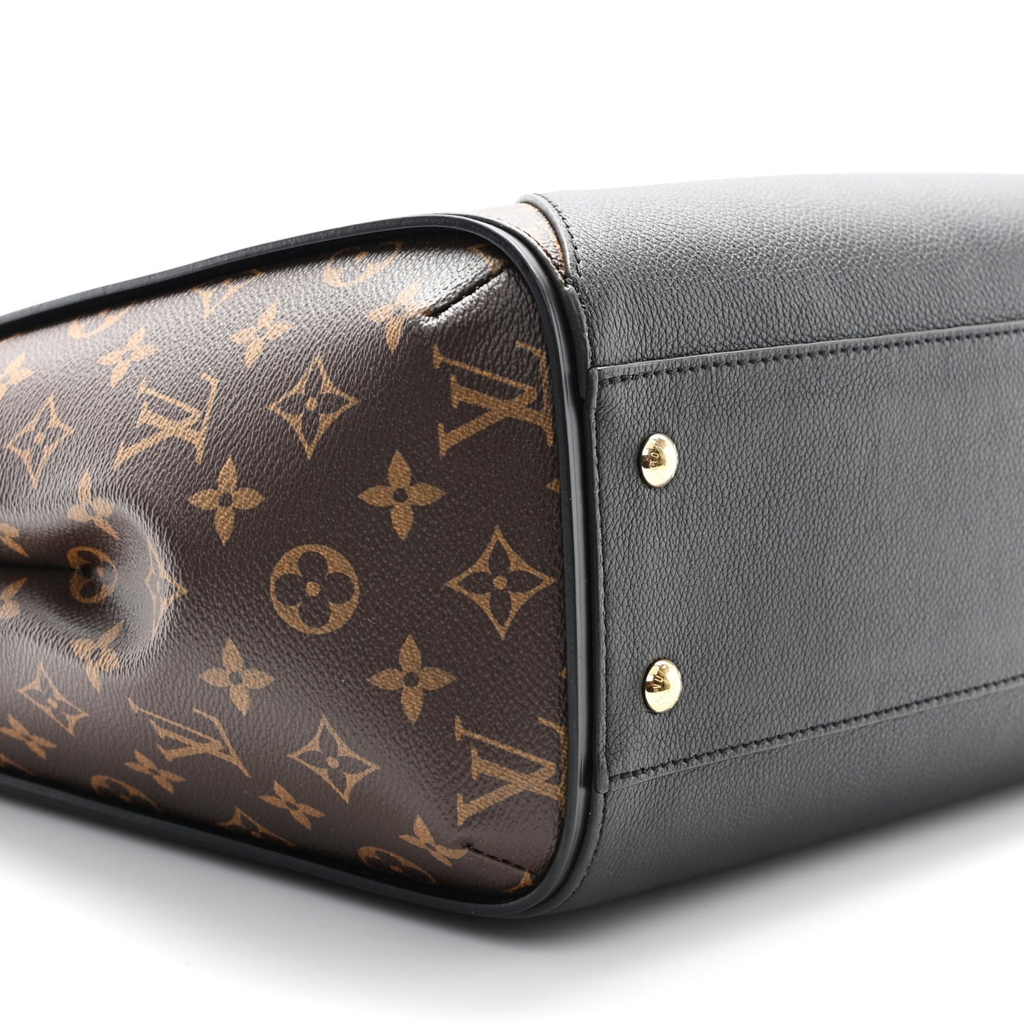 Calfskin Monogram Kimono Tote Black