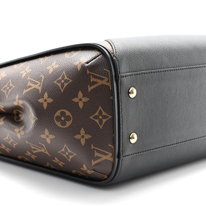 Louis Vuitton Calfskin Monogram Kimono Tote Black 8 of 10