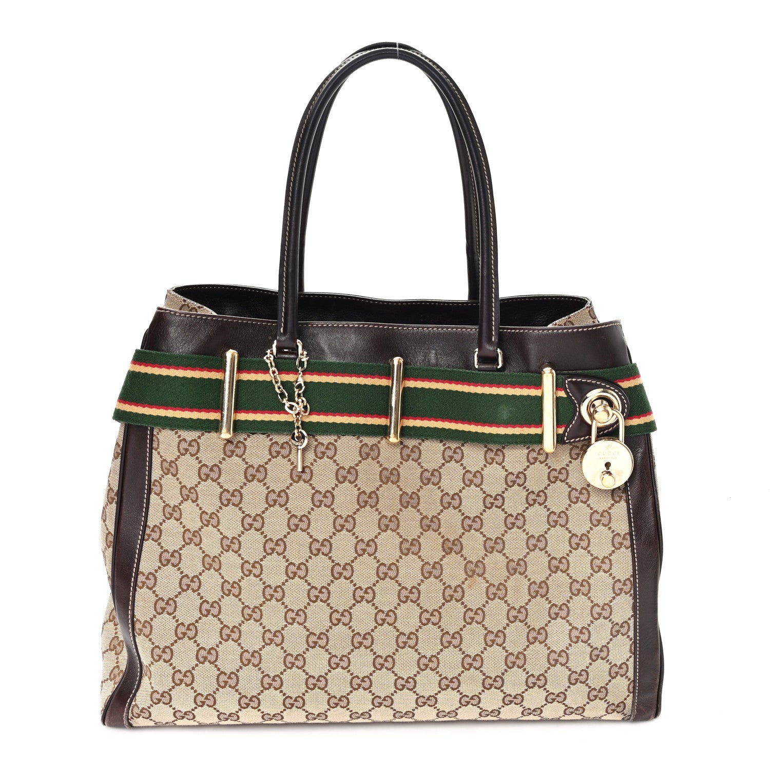 Gucci Monogram Lock Tote 1 of 10
