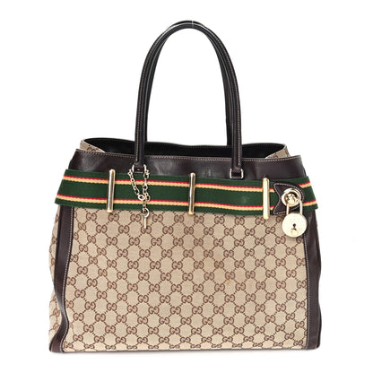 Gucci Monogram Lock Tote 1 of 10