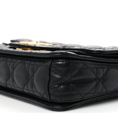 Christian Dior Calfskin Cannage Small Dior Jolie Top Handle Black 10 of 12
