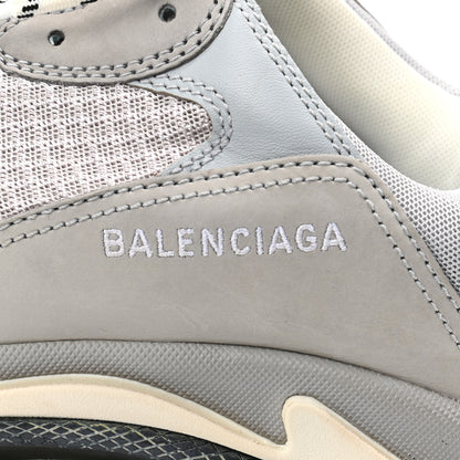 Balenciaga Mesh Nubuck Mens Triple S Sneakers 43 Gris Clair 6 of 14